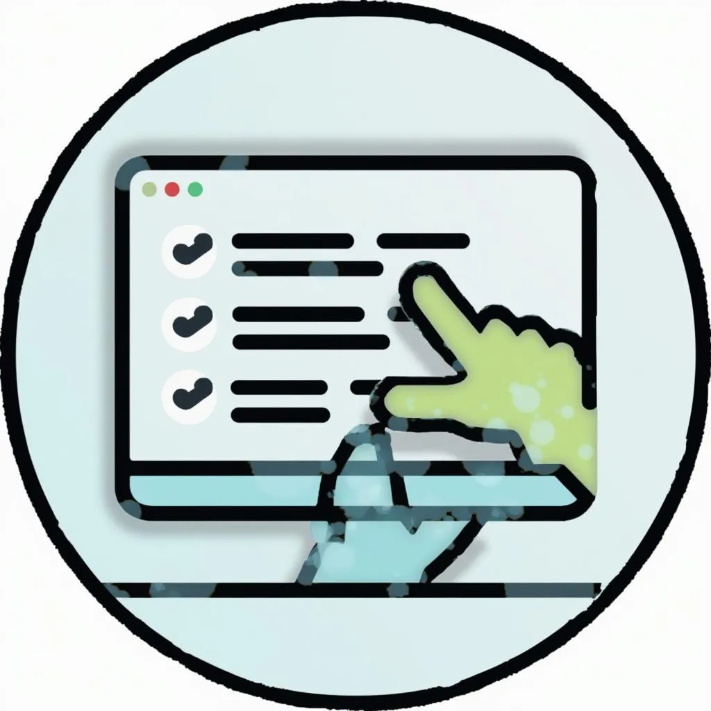 Icône Apprentissage Interactif